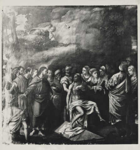 Anonimo — Badile Antonio - sec. XVI - Resurrezione di Lazzaro — insieme